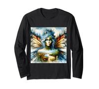 Fantasy Double Exposition Forest Long Sleeve T-Shirt