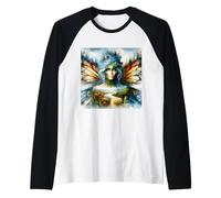 Fantasy Double Exposition Forest Raglan Baseball Tee