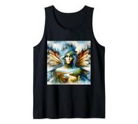 Fantasy Double Exposition Forest Tank Top