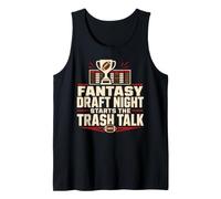 Fantasy Draft Night Fantasy Football Draft Party Gift Tank Top