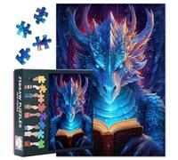 Fantasy Dragon 1000 Piece Jigsaw Puzzles for Adults - Magic Book Challenging Puzzle, 27.5x19.7 Inch Family Educational Games & Home Decor Gift (Animals Series)