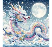 Fantasy Dragon 35 Piece Jigsaw Puzzles for Adults and Kids, Impossible Puzzle, Jigsaws 35 pieces for adults Gifts, Difficult jigsaw puzzles for The Whole Family