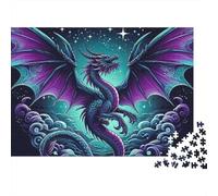 Fantasy Dragon Art_2 1000 Pc Eco-Friendly Paper Premium Puzzle for Kids Beginners, Mind Relaxation Puzzle, After-school Fun, Value for Money Puzzle 52x38cm/1000pcs