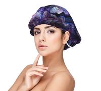 Fantasy Dragon In Cathedral Silk Bonnet for Sleeping Women Men - Adjust Satin Bonnet for Sleeping, Soft Comfrt Hair Bonnet for Sleeping