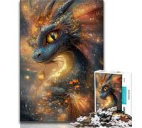 Fantasy Dragon Jigsaw Puzzles for Teenagers 1000 Jigsaws,Educational Games Wall Decoration Unique Birthday And Xmas Gifts (50x75cm)