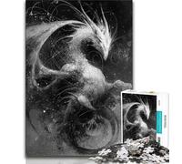 Fantasy Dragon Jigsaws Puzzles 1000 Pieces for Teenagers Gifts,Challenging Difficult Deal As Gifts for The Whole Family (50x75cm)