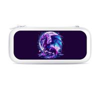 Fantasy Dragon Purple Carry Case for Switch Carrying Cover Storage Bag Protective Accessories Travel White-Style