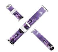 Fantasy Dragon Purple Silicone Watch Bands Soft Watch Straps Sport Watch Wrist Straps Watchband for Men Women 38mm/40mm