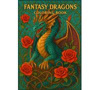 Fantasy dragons: coloring book for adult