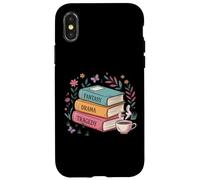 Fantasy Drama Tragedy Book Lover Autumn Coffee Case for iPhone X/XS