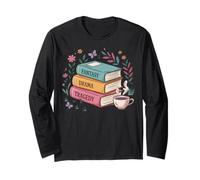 Fantasy Drama Tragedy Book Lover Autumn Coffee Long Sleeve T-Shirt