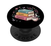 Fantasy Drama Tragedy Book Lover Autumn Coffee PopSockets Adhesive PopGrip