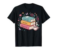 Fantasy Drama Tragedy Book Lover Autumn Coffee T-Shirt