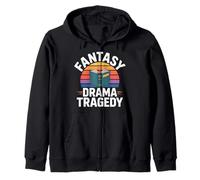 Fantasy Drama Tragedy Book Reader Fiction Genre |- Zip Hoodie