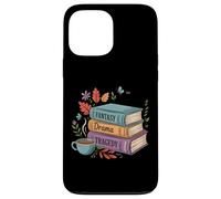 Fantasy Drama Tragedy Book Stack Coffee Lover Case for iPhone 13 Pro Max