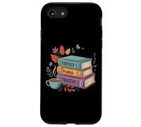 Fantasy Drama Tragedy Book Stack Coffee Lover Case for iPhone SE (2020) / 7 / 8