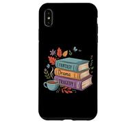 Fantasy Drama Tragedy Book Stack Coffee Lover Case for iPhone XS Max