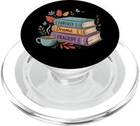 Fantasy Drama Tragedy Book Stack Coffee Lover PopSockets PopGrip for MagSafe