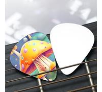 Fantasy Dream Mushroom Patterned guitar pick set - (thin/medium/thick), widely compatible with all kinds of stringed instruments,