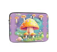 Fantasy Dream Mushroom Printed Laptop Sleeve, 10 inch Computer Bag, Suitable for Office, Travel, Commuting, and Business Trips.