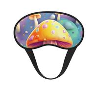 Fantasy Dream Mushroom Universal Lightweight Eye Mask: Great for Travel, Office Naps and Shift Work. Provides a Comfortable Sleeping Environment
