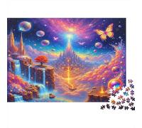Fantasy Dreamland Starry Waterfall 1000 Piece Jigsaw Puzzle Jigsaw Puzzle for Adults Relaxation 38x26cm/1000pcs