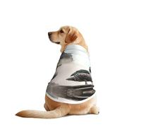 Fantasy Duck Concept Portrait Dog Shirt Vest Dog Clothes- Breathable Cooling for Big Dogs, Sun Protection Comfort Wear for Golden Retriever, Husky, Alaska Outdoor Activities 3X-Large