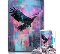 Fantasy Eagle Adult Jigsaws 1000 Pieces Difficult,Family Game Stress Reliever Difficult Challenge Secret Santa Gifts (38x26cm)