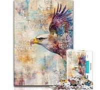 Fantasy Eagle Jigsaws Puzzles 1000 Pieces for Teenagers Gifts,Educational Games Wall Decoration Unique Birthday And Xmas Gifts (38x26cm)