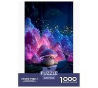 Fantasy Eagle Puzzles 1000 Piece Challenge Toy Adults And Children Luminous Puzzle Game Family Fun Jigsaws Puzzles Relaxing Time Home Decoration Gift 70x50cm/1000pcs