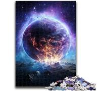 Fantasy Earth Puzzles for Teenagers Teens 1000pc Puzzle,Challenging To Complete But Fun And Humorous with Matching Poster And Trivia Sheet (38X26cm)