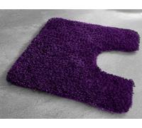 Fantasy Eggplant Toilet Mat With Cutout 55X55Cm Pile Height: 40Mm/Soft And Cozy