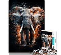 Fantasy Elephant 1000 Piece Jigsaw Puzzles,Challenging Game And Family Play Wall Decoration Unique Birthday And Xmas Gifts (38x26cm)