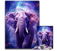 Fantasy Elephant 1000Piece Jigsaw Puzzle Impossible Jigsaw Puzzles for Adults Educational Brain Teaser Artistic HomeOffice Decor 14 Age 1000 PCS(75x50cm)