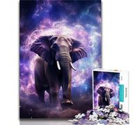 Fantasy Elephant Jigsaw Puzzles for Teenagers 1000 Piece,Educational Games Home Decoration Suitable for Desktop Decoration (50x75cm)