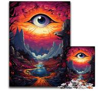 Fantasy Eye in The Sky 1000 Piece Jigsaw Puzzles for Adults Wooden Jigsaw Puzzles for Adults for Teenagers, Family Game Night, BrainChallenging Gift Idea 1000 PCS(75x50cm)
