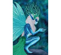 Fantasy Faerie Art Lined Notebook: 100 cream pages - Cover art from original water mixable oil painting by Ellie Spencer Artist