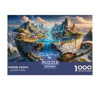 Fantasy Fairy Realm in A Cup Jigsaw Puzzles Puzzle for Adults Kids. 1000 Piece Impossible Challenge Toy Home Decoration for Gifts 38x26cm/1000pcs
