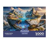 Fantasy Fairy Realm in A Cup Jigsaw Puzzles Puzzles for Adults Kids. 1000 Pieces Great Gifts Challenge Toy Home Decoration for Adults& Kids Age 14 Years Up 70x50cm/1000pcs