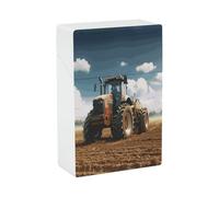 Fantasy Farm Tractor Cigarette Case Stylish Lightweight Pocket Holder Case for Smoke Waterproof Cigarette Dispenser Cigarettes Accessories for Outdoor Camping Hiking