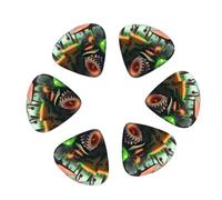 Fantasy Farm Tractor print Guitar Picks, 12PCS Premium Celluloid Guitar Pick Medium for Acoustic Guitar, Electric Guitar, Bass