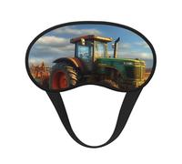 Fantasy Farm Tractor Sleep Eye Mask for Women Men Soft and Comfortable Sleep Mask Blackout Sleeping Eye Cover for Travel Yoga Nap Shift Work