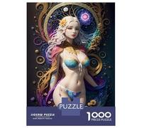 Fantasy Female Character Jigsaw Puzzle for Adults 1000 Piece Paper Puzzle Dreamy Universe Relax Home Gift 52x38cm/1000pcs