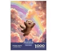 Fantasy Ferret Puzzles 1000 Piece Challenge Toy Adults And Children Magical Animal Puzzle Game Family Fun Jigsaws Puzzles Relaxing Time Home Decoration Gift 70x50cm/1000pcs