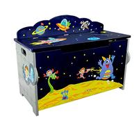 Fantasy Fields Children Outer Space Wooden Toy Box Chest Kids Storage TD-12219A