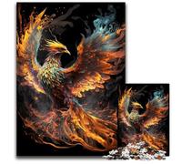 Fantasy Fire Phoenix Puzzles 1000Pieces for Adults Jigsaw Puzzles Perfect for Family Gatherings Birthdays Holidays 1000 PCS(75x50cm)