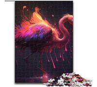 Fantasy Flamingo 1000 Piece Puzzle Jigsaw Puzzles for Adults Brain Challenge, for Teenagers & Home Decor size : 38x26cm