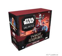 Fantasy Flight Games - Star Wars: Unlimited TCG Twilight of the Republic PRERELEASE BOX - Launch Your Clone Wars Adventure Includes 6 Booster Packs, Ages 12+, 2+ Players, 20 Minute Playtime