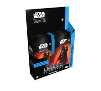 Fantasy Flight Games - Star Wars: Unlimited Trading Card Game Legends of the Force Carbonite Edition BOOSTER DISPLAY - 12 Premium Booster Packs, Ages 12+, 2+ Players, 20 Min Playtime