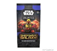 Fantasy Flight Games Star Wars: Unlimited Trading Card Game Shadows of the Galaxy Booster Pack - Fast-Paced Trading Card Game for Kids and Adults, Ages 12+, 2+ Players, 20 Minute Playtime, FFGSWH0201